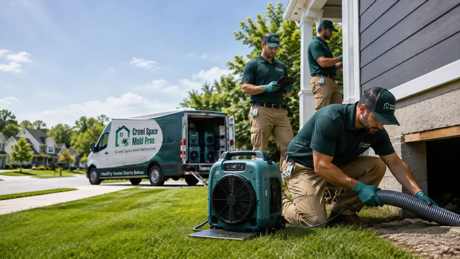 Crawl Space Mold Removal in Copper City, MI